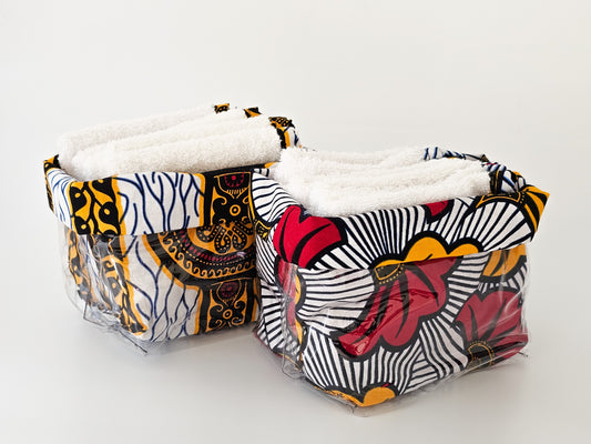 Panier avec serviette à main